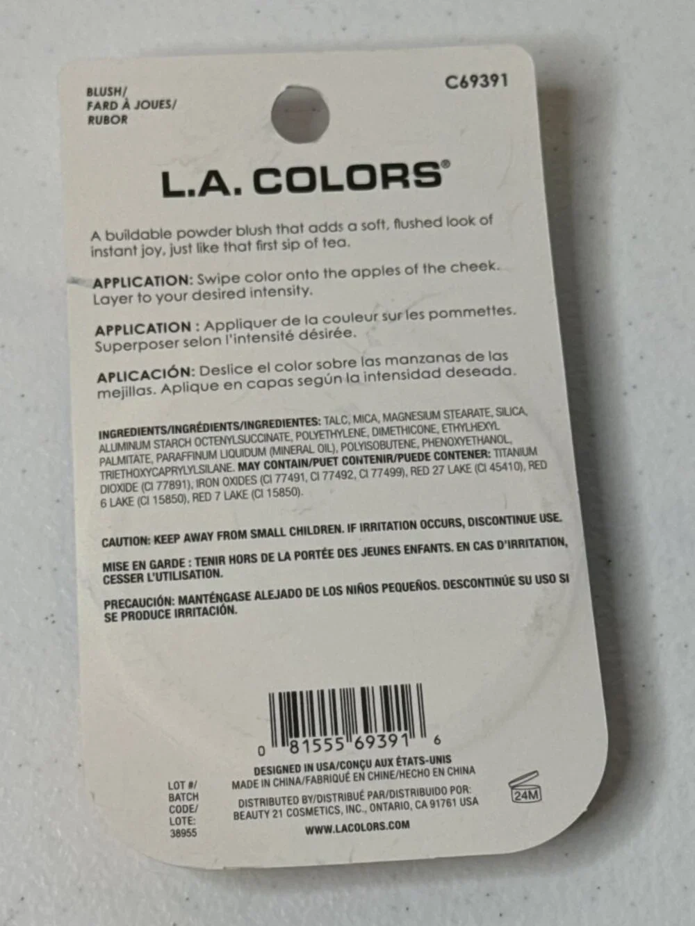 L.A. Colors Extra Topping Blush Blushing Brew Boba New